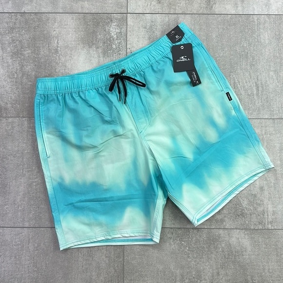 🔹O’NEILL🔹STOCKTON PRINTE- WAIST hybrid elastic waist every day shorts swim dry - Picture 1 of 10